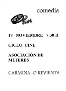 Cartel ciclo cine