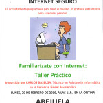 Cartel jornada internet seguro