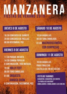 FIESTAS MANZANERA 2019