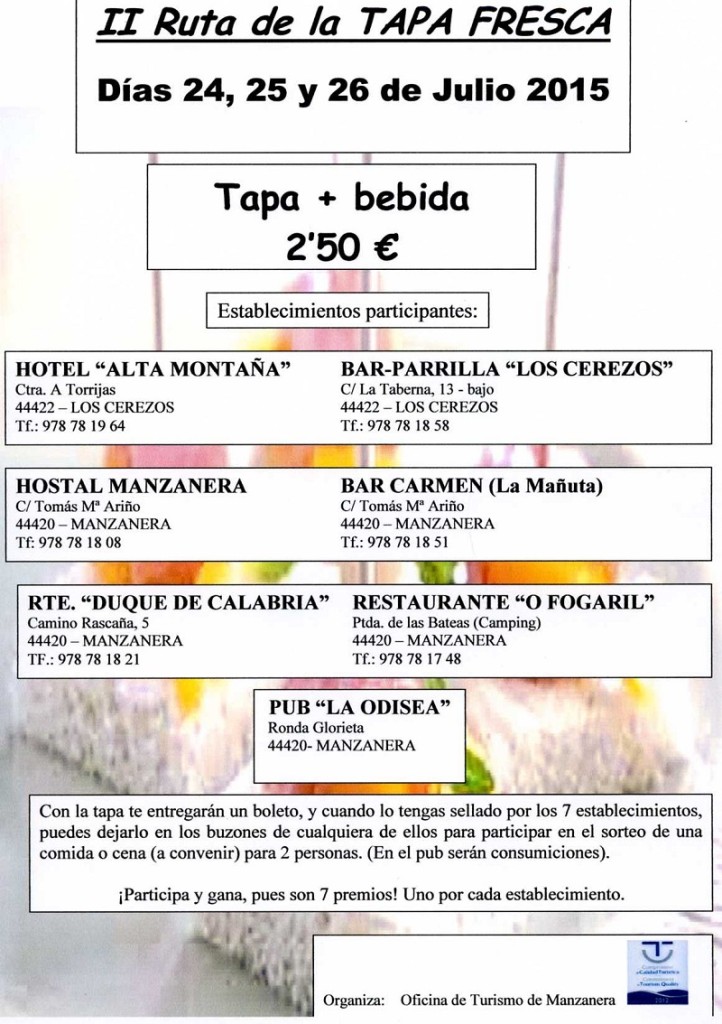 cartel II tapa fresca
