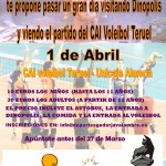cartel dinopolis-voleibol 1 abril